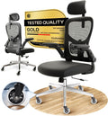 SmartSeat Ergonomic Office Chair Comfy [#1 in Tests] Ergonomic Chair with Breathable Mesh Back | Computer Chair with wheels | Home Office Desk Chair with 3D Headrest | Swivel Chair for 330 lbs