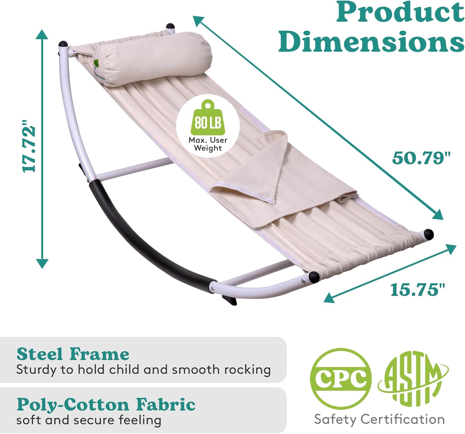 Kids Rocking Chair - Kids Recliner Chairs for Toddlers, Kids Chairs Comfy Toddlers Lounge Chair - Adjustable Pillow and Blanket for Sensory Comfort Included