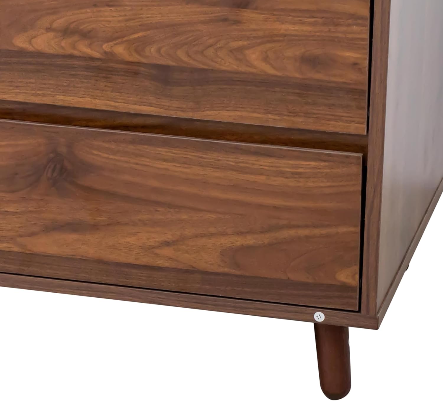 Dancongtea 63" Wide Large Kitchen Hutch Cabinet – Freestanding Pantry Storage with 4 Doors, 4 Drawers & Microwave Shelf – Walnut Finish for Kitchen, Dining Room, Pantry Organization