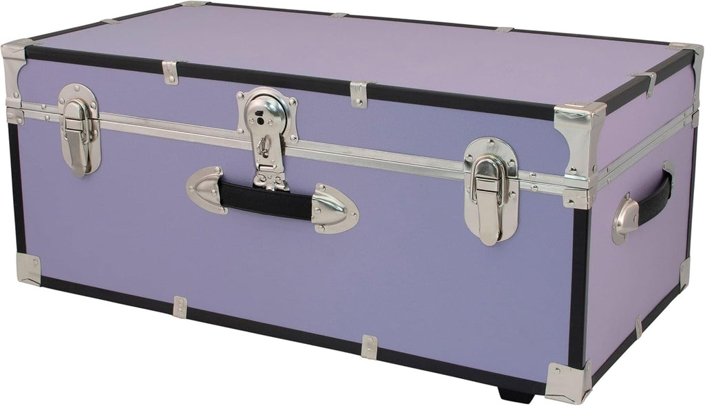 Seward Explorer Trunk with Wheels & Lock, Lilac, 30-Inch