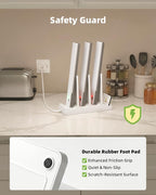 EZVALO Charging Station for Under Cabinet Lighting, Charging Base Compatible with MCGOR, Gritin, 3 Type-C Ports(Adapter Not Included)⁠