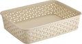 Curver 00096-885-00 My Style Office A5 Basket Rattan-Opticin Creme