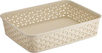 Curver 00096-885-00 My Style Office A5 Basket Rattan-Opticin Creme