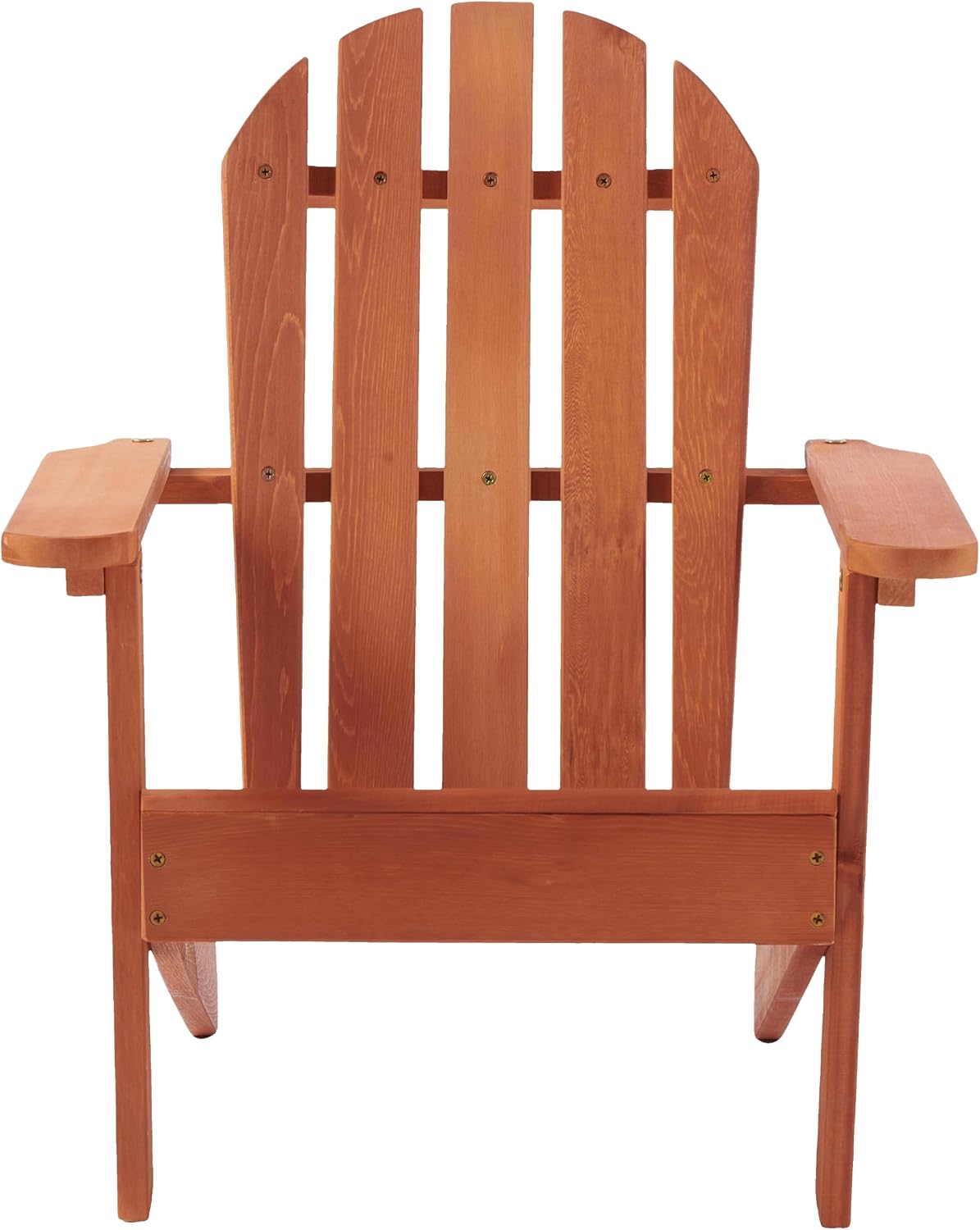 Wooden Kid's Adirondack Chair for Indoor and Outdoor, Natural Cedar Patio Lounge Chiar for Kids