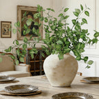6PCS 32.7inch Long Artificial Stems Faux Greenery Stems for vase Faux Green Leaves Fake Plants branches Eucalyptus Leaves Faux Pothos Stems Artificial English Ivy for Home Decor Farmhouse Aesthetic
