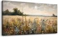 Wapluam Wall Decor For Living Room Canvas Prints Wall Art Bedroom Office Decoration Vintage Abstract Painting Rural Natural Landscape Pictures Artworks Ready To Hang Farmhouse Aesthetic Home Decor