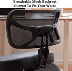 Kneeling Chair with Backrest,Rolling Ergonomic Posture Chair,45-60cm Adjustable Positions,Back Support for Office and Home