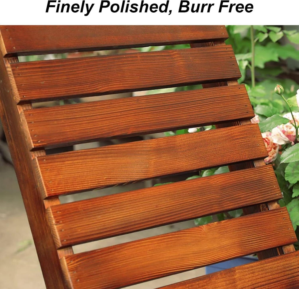 Wooden Outdoor Garden Bench，Outdoor Patio Lounge Chair,Detachable, Suitable for Patios, Backyards, Porches, and Poolside Areas(White)