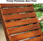 Wooden Outdoor Garden Bench，Outdoor Patio Lounge Chair,Detachable, Suitable for Patios, Backyards, Porches, and Poolside Areas(White)