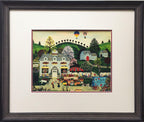 Jane Wooster Scott "A Profusion Posies Newly Custom Framed SERIGRAPH Art Americana Framed Size is Approx. 17" x 19.5" Image Size is Approx. 8.5" x 11"
