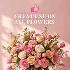 Fresh Cut Flower Food Copper Heart – Boost Flower Food Packet & Keep Water Clean for Longer Life, 99.99% Copper, Eco Friendly, Reusable Vase Accessory for All Fresh Cut Flower Varieties (1-Pack)