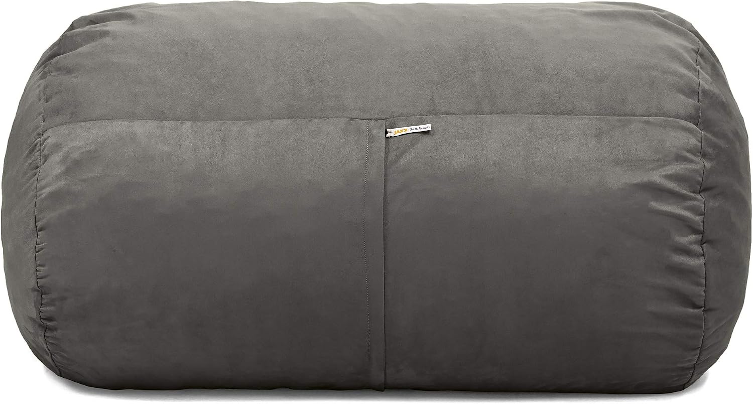 Jaxx Sofa Saxx 4-Foot Bean Bag Lounger, Charcoal