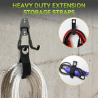 18 Pack Garage Hooks Heavy Duty, Utility Steel Garage Storage Hooks, Garage Organization System with Anti-Slip Wall Mount Hangers for Hanging Bike, Ladder, Garden Tools (Black)
