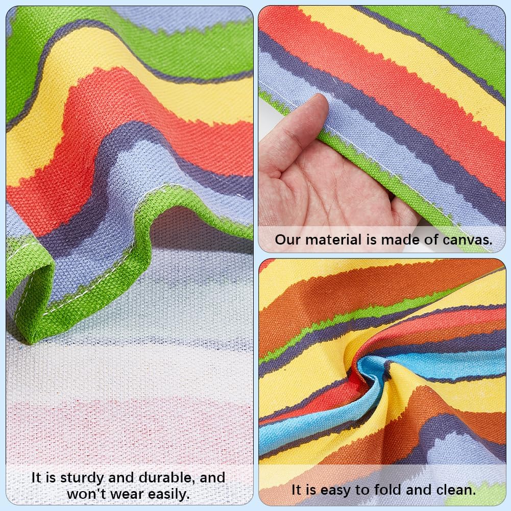GORGECRAFT Thicker Beach Sling Chair Replacement Canvas Outdoor Lounge Chairs Covers Replacements 118 * 43.5cm Reclining Sling Chair Fabric for Sunbathing Garden Courtyard Relaxation, 10oz-Fabric