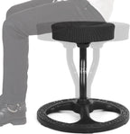 ADHD Chair for Kids, Yoga Chairs for Adults, Wobble Stool Active Flexible Seating Desk Chair with Non-Slip Base and Washable Seat Cover for Stability, Balance, Yoga, Office, School, Classroom