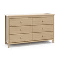 Storkcraft Alpine 6-Drawer Dresser, Driftwood | GREENGUARD Gold Certified, Brown Dresser for Bedroom, Kids & Nursery Storage, Safety Interlocking Drawers, Kids Bedroom