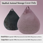 LPMOERA Stuffed Animal Storage Bean Bag Chair Cover (No Filler) For Kids and Adults.Pets Dogs/Cats Lazy Beds.Soft Premium Corduroy Stuffable Bean Bag For Organizing Children Plush Toys or Memory Foam