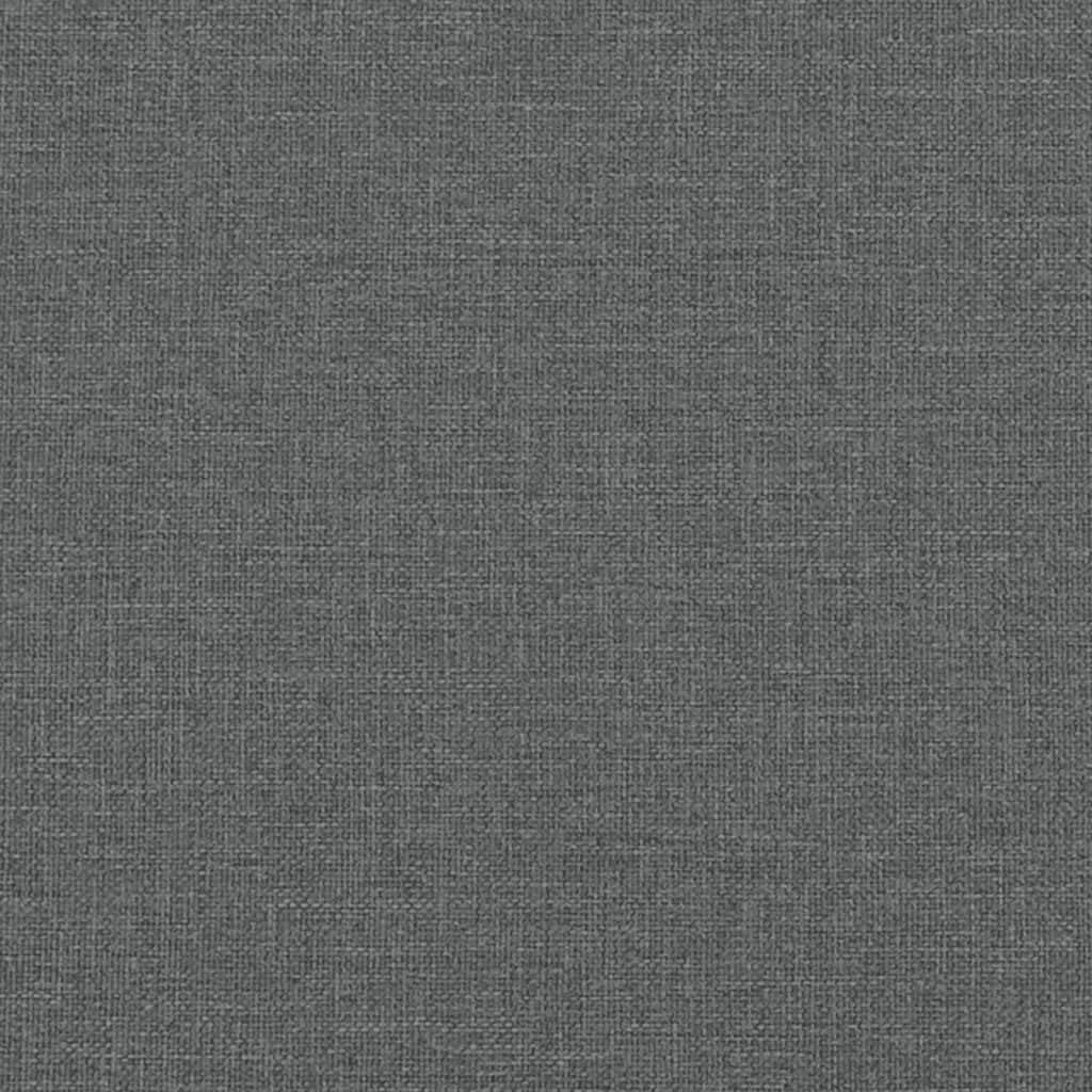 Footstool Dark Gray 30.3x21.7x12.2 Inches Fabric, Sturdy Plywood Frame Footrest for Sofa or Recliner, Cozy and Stable Stool for Living Room