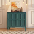 ARTPOWER Green Sideboard Buffet Cabinet with Storage, Mid-Century Modern Storage Cabinet with 2 Doors and Adjustable Shelves, Accent Style Sideboard for Entryway, Dining Room, Living Room