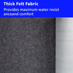 Waterproof Non-Slip Rug Pad 8x10 for Large Area Rugs Durable Felt Floor Protection pad for All Floors, Suitable for Cutting. Rug Pads Keep Rugs in Place and Provide Cushioning