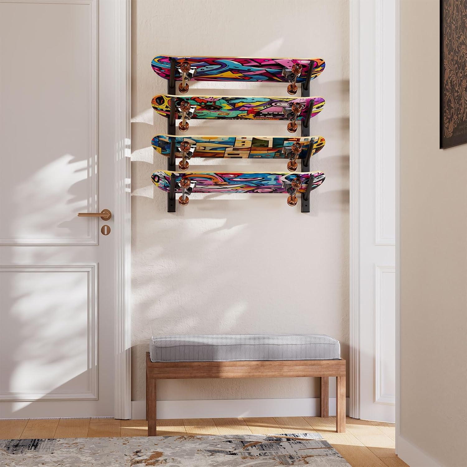 YMYNY Skateboard Wall Mount