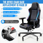 Office Chair Base, Office Chair Base Replacement, 3300 lbs, Metal Desk Chair Base Replacement Parts, Universal Gas Cylinder and Caster Socket