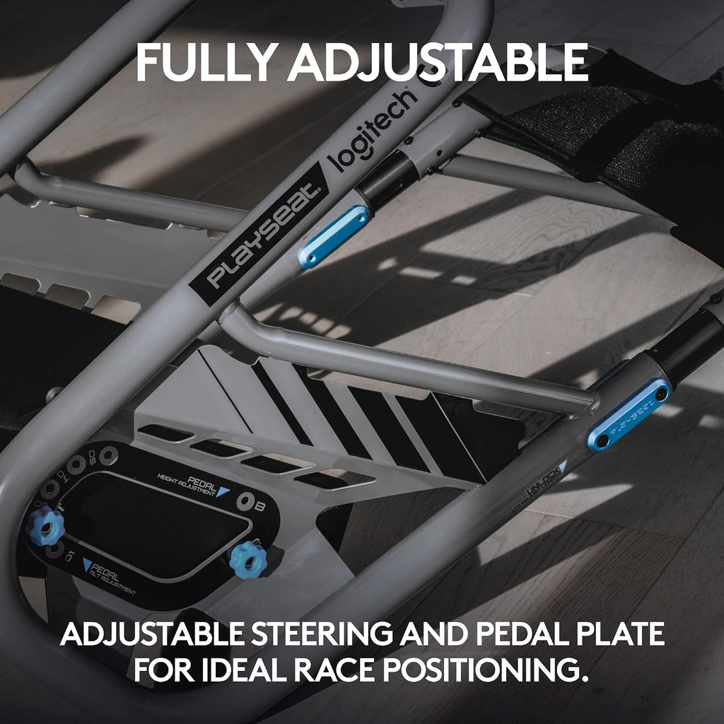 Playseat Trophy - Logitech G Edition Sim Racing Cockpit | Fully Adjustable | Direct Drive Support | Lightweight & Robust | Absolute Comfort ActiFit