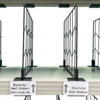 20 Pcs 60 * 40CM Pack Wire Shelf Divider, Closet Dividers Shelf Organizers, Ideal for Product Display and Organization, Retail Shelving by Clip Strip Marker Label，Separators for Clothes