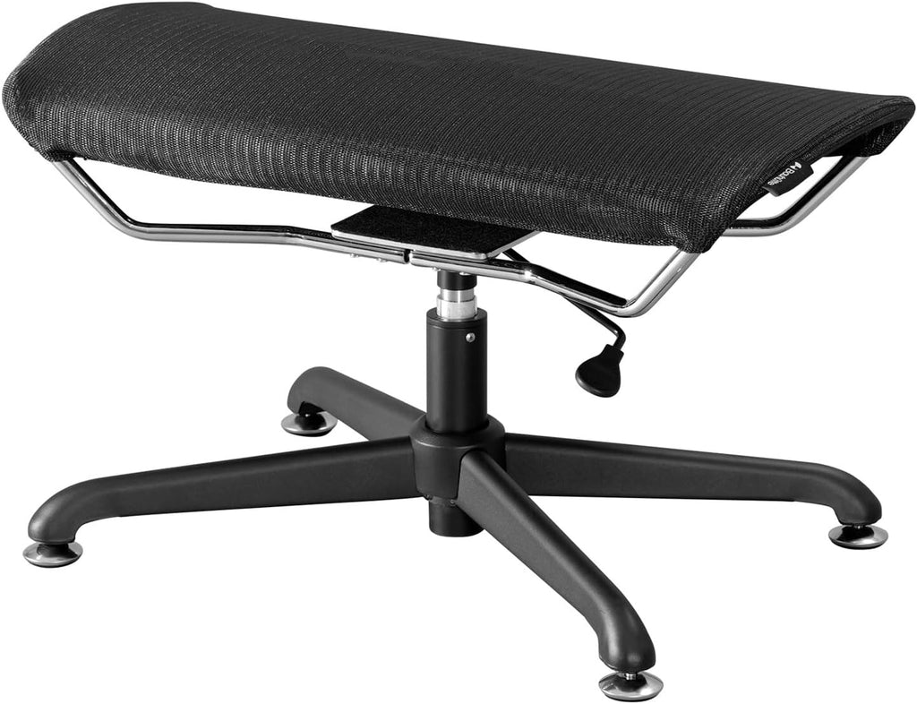 Bauhutte Gaming Ottoman Wide M BOT-700M-BK Mesh, Breathable, Footrest Stool, Office Chair, Gaming Chair, Under Desk