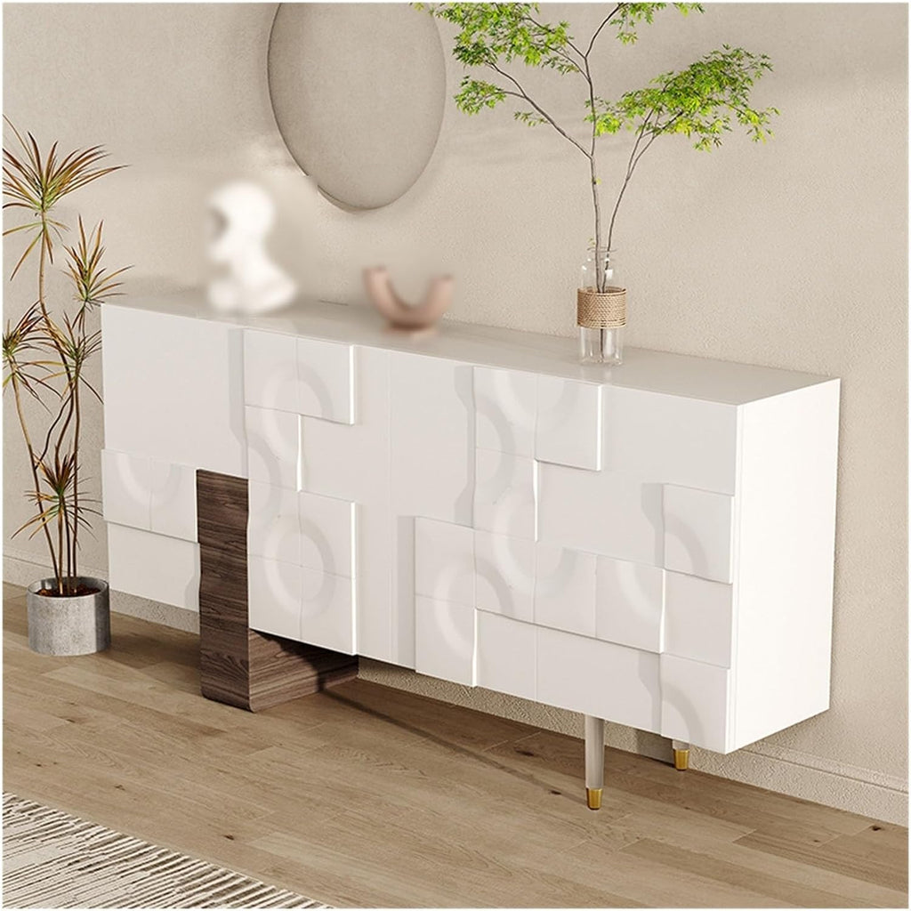 Entryway Cabinet Modern Sideboard, Entryway Cabinet with Doors, Decorative Cabinet, Storage Cabinet for Living Room, Entryway, Dining Room and Kitchen Bar Cabinet Sideboard Storage Cabinet