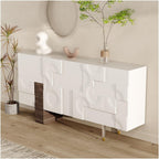 Entryway Cabinet Modern Sideboard, Entryway Cabinet with Doors, Decorative Cabinet, Storage Cabinet for Living Room, Entryway, Dining Room and Kitchen Bar Cabinet Sideboard Storage Cabinet