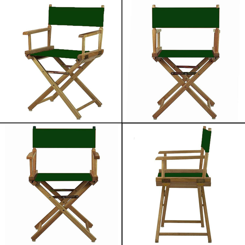 2 Set Replacement Cover Canvas for Directors Chair, 20cm X 52cm + 52cm X 42cm, Green