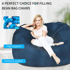 10lbs Bean Bag Filler, Pillow Bean Bag Stuffing Filling, Shredded Memory Foam Filling, Punching Bag Filler, Foam Refill for Pouf/Ottoman Stuffing/Couch/Boxing Bag, Added Gel Particles
