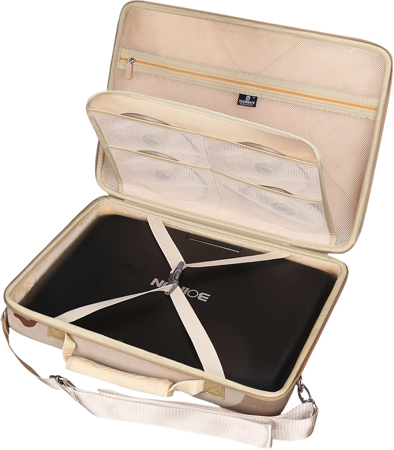 Tourmate Hard Storage Case for BOIFUN/POFOTO/YOTON 17.5" 16.9" 15.5" Portable DVD Player,PJGCWB 16.9" POFOTO 15.7" Portable EVA Box (Only Box) (Camouflage (khaki))
