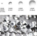 140,000 Clear Water Gel Beads for Vases, Transparent Water Gel Beads for Vase Filler, Candles, Wedding Centerpiece Floral Decorations