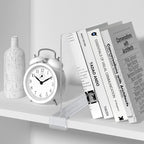 6 PCS Shelf Dividers for Closet Organization Acrylic Clear Closet Shelf Divider for Wooden Shelving Suitable for Wooden or Vertical Shelves Or Bedroom, Kitchen and Office..