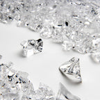 1000Pcs Vase Fillers, Crystal Beads Stones Crafts Small Clear Fake Ice Cubes Acrylic Rock Diamond Stones Clear Rocks Crystals Acrylic for Christmas Decor Home Wedding Birthday Decoration Arts & Crafts