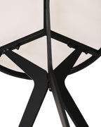 17.72" Side Table Round End Table with Marble Top and Iron Base - Modern Design for Living Room, Bedroom & Office
