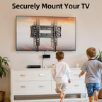 IWORBOARD 24 32 40 42 inch Fixed TV Monitor Wall Mount for 14-43 inch LED LCD Screen, Low Profile Small RV TV Mount, Easy Slim Flat Wall Bracket, Max VESA 200x200mm, 66lbs, Single Stud