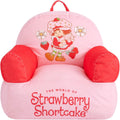 Strawberry Shortcake Kids Sofa Bean Bag Armchair, Soft Plush Lounge Chair for Bedroom or Playroom