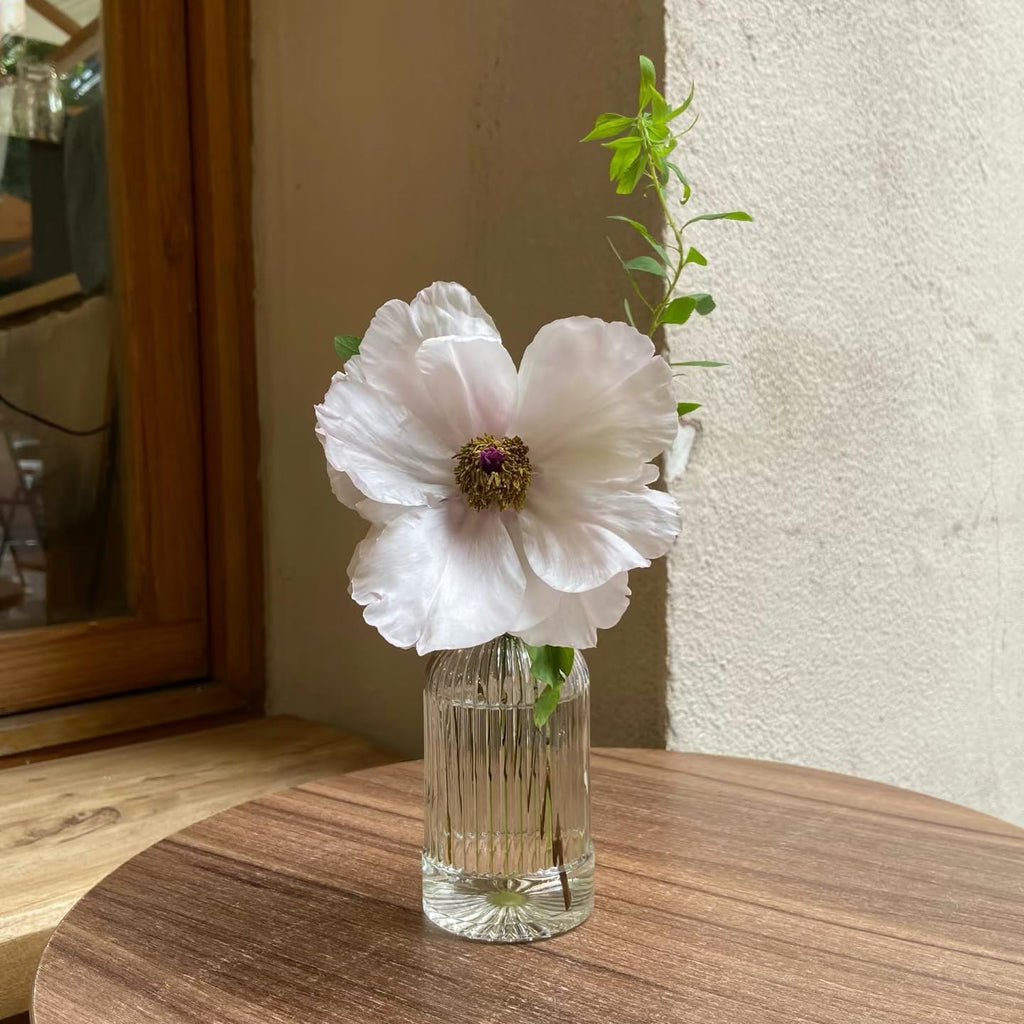 24Pcs Glass Bud Vase Set,Small Flower Vase for Tables Centerpieces Decor, Mini Vintage Clear Vase for Home,Wedding,Party Decorations