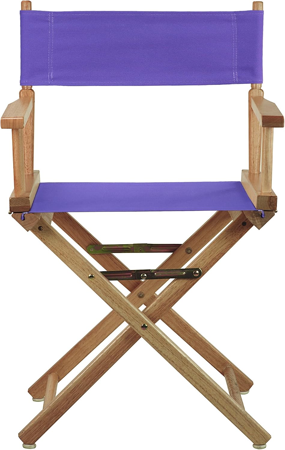 Casual Home 200-00/021-41 Director Chair 18" - Classic Height Natural Frame/Purple Canvas