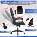 Gaming Chair PU Leather Chairs Ergonomic Office Chair Executive Computer Chairs High Back Computer Task with Lumbar Support Adjustable Height, Camo
