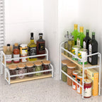 Coffee Syrup Rack,12 Bottle Capacity,3 Tier Coffee Bar Organizer,Kitchen Wine Rack,Coffee Station for Syrup, Wine Stand Shelf,Coffee Bar Accessories (Light Yellow Wood, White)
