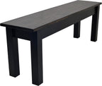 Dark Walnut and Black Bench (24)