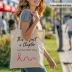 Aesthetic Inspirational Gift Tote Bag, Gifts for Grandma Mom Friend Canvas Bag with Inner Pocket