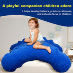 Sensory Rocker Chair for Kids, Inflatable Chair for Kids – Full-Surface Velvet Flocking, 42” x 42” x 46”, Ultra-Durable, Sensory Chair for Autistic ADHD Child Includes Electric Air Pump