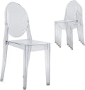 Stackable Acrylic Ghost Event Chairs – Set of 4