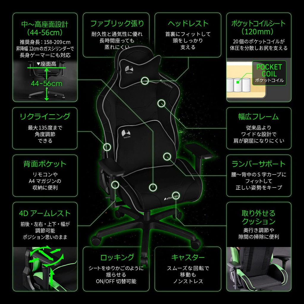 Bauhutte G-570-RD Gaming Chair