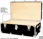 Rhino Trunk & Case Classic XL Trunk With Wheels 34"x20"x15", 1500+ lbs Capacity - Many Colors, Soft-Close Lid. Strong, USA Made Summer Camp Footlocker and Secure College Dorm Storage Chest